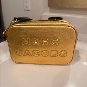 Marc Jacobs Metallic Gold Crossbody Bag